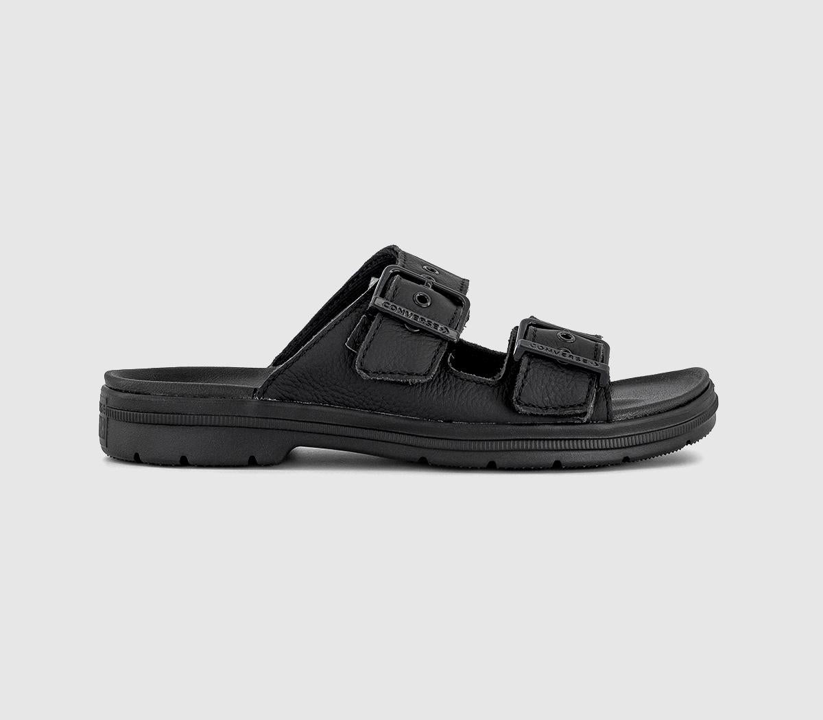 Converse All Star Lugged Flatform Sandals Black