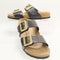 Womens BIRKENSTOCK Sydney Two Strap Sandals Graceful Liquorice