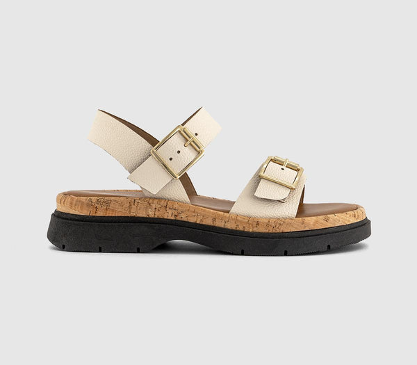 Womens EARTHADDICT Lily Chunky 2 Part Sandal White