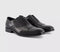 Mens OFFICE Myddle Punch Detail Toe Cap Oxford Shoes Black