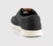 OFFICE Cassius Perf Collar Detail Lace Up Trainers Black