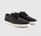 OFFICE Cassius Perf Collar Detail Lace Up Trainers Black
