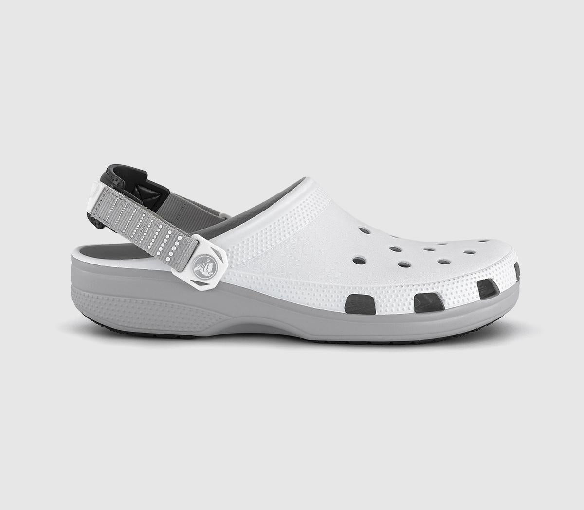 Mens Crocs Classic Turbo Clogs White