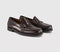 Mens G.H Bass & Co Easy Weejun Larson Moc Penny Loafers Chocolate Leather