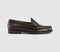 Mens G.H Bass & Co Easy Weejun Larson Moc Penny Loafers Chocolate Leather