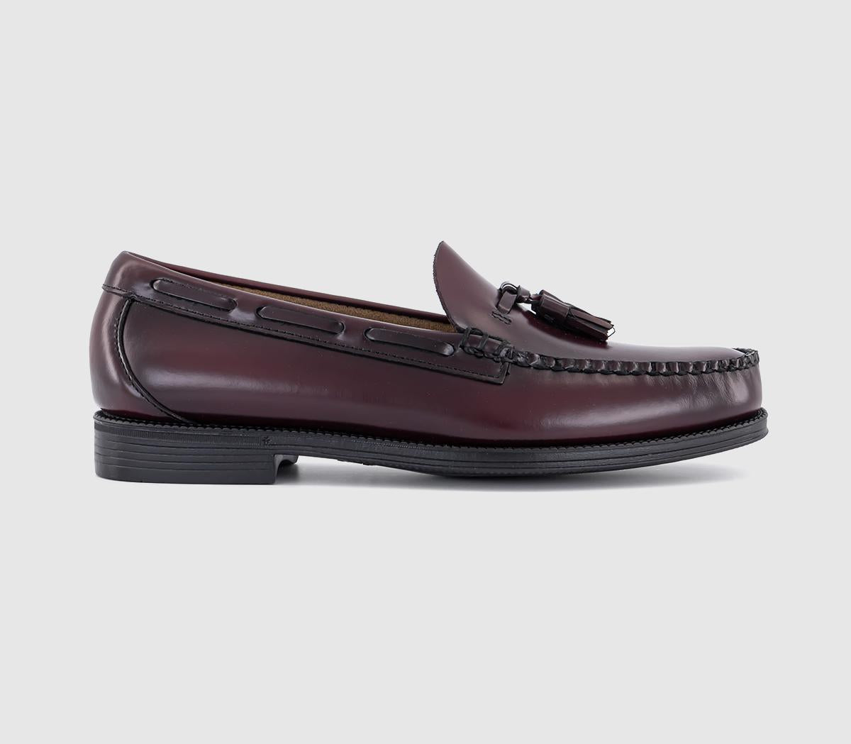 Mens G.H. Bass & Co. Easy Weejun Larkin Moc Tassel Loafers Wine