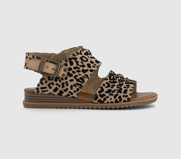 Womens Blowfish Malibu Bliss Sandals Sand Leopard UK Size 5