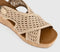 Womens Blowfish Malibu Andrea Wedge Sandal Gold