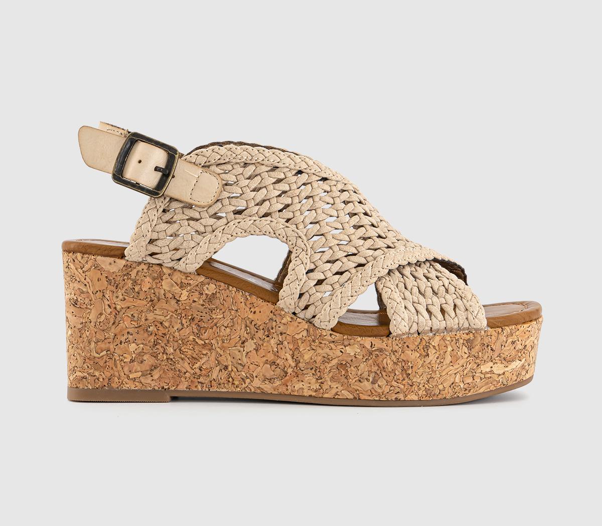 Womens Blowfish Malibu Andrea Wedge Sandal Gold