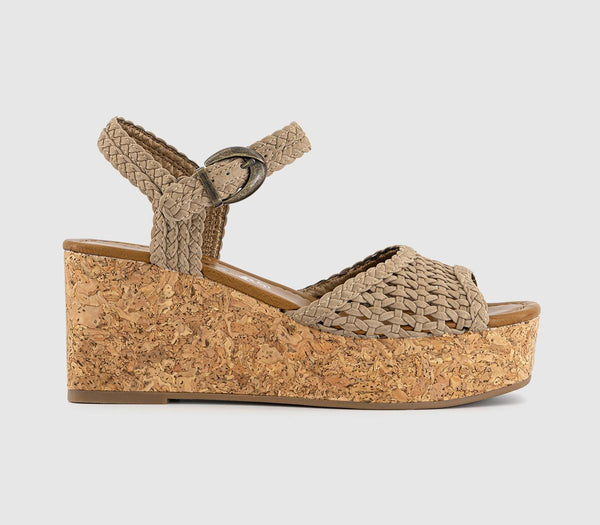 Womens Blowfish Malibu Aric Wedge Sandals Oak