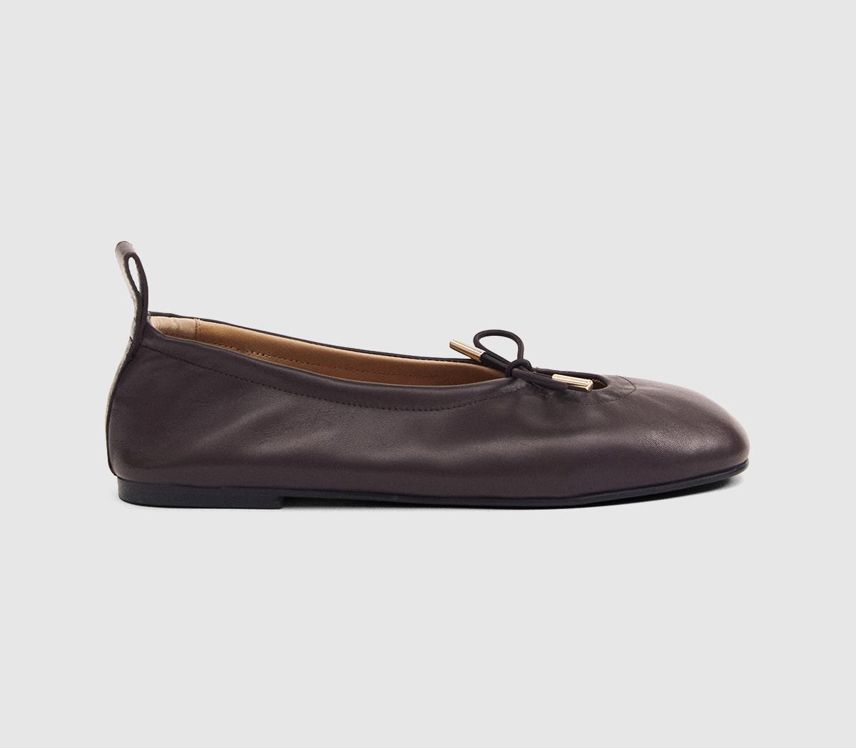 Womens ALOHAS Rosalind Ballet Pumps Brown