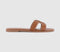 Womens OFFICE Slade Cut Out Sliders Tan