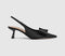 Womens OFFICE Molly Bow Detail Slingback Kitten Heels New Black