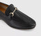 Mens OFFICE Miller Snaffle Loafers Black Leather