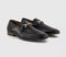 Mens OFFICE Miller Snaffle Loafers Black Leather
