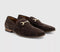 Mens OFFICE Miller Snaffle Loafers Brown Suede