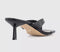 Womens OFFICE Mila Toe Post Heeled Sandals Black