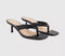Womens OFFICE Mila Toe Post Heeled Sandals Black