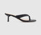 Womens OFFICE Mila Toe Post Heeled Sandals Black