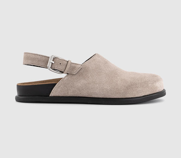 Womens Vagabond Shoemakers Effie Buckle Mules Taupe