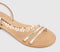 Womens Les Tropeziennes Hofella Floral Sandals Gold