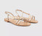 Womens Les Tropeziennes Hofella Floral Sandals Gold