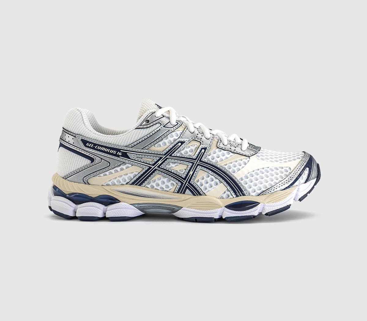 ASICS Gel-Cumulus 16 Trainers White Midnight