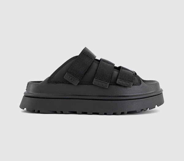 Womens UGG Goldenglow Slides Black