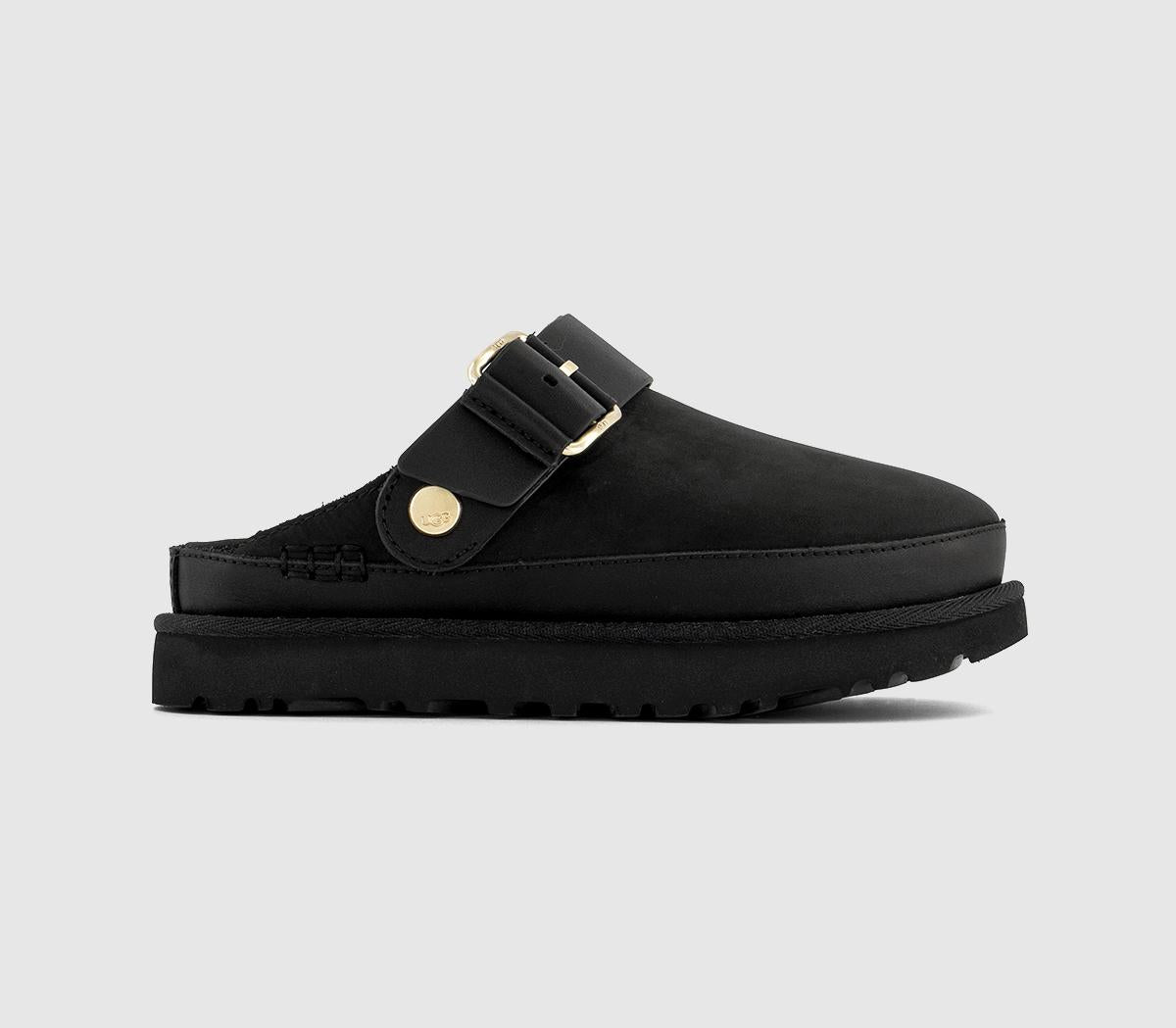 Womens UGG Goldenstar Villa Clogs Black