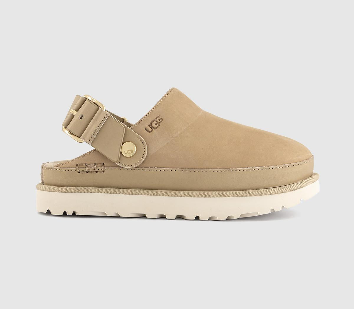 Womens UGG Goldenstar Villa Clogs Mustard Seed