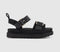 Womens UGG Goldenstar Villa Sandals Black - OFFCUTS SHOES by OFFICE