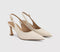 Womens OFFICE Harley Buckle Slingback Court Heels Off White