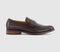 Mens OFFICE Morris Penny Loafers Brown Leather
