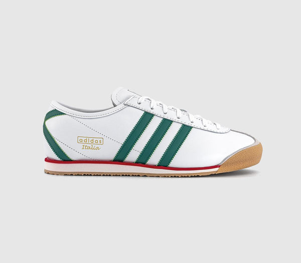 adidas Italia 70s Trainers White Black Green UK Size 4