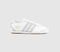 Womens Adidas Italia 70S Trainers White Silver Metallic Cream White Uk Size 4