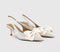 Womens OFFICE Mariella Bow Slingback Court Heels White