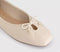 Womens OFFICE Freya Bow Ballerina Flats New White