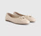Womens OFFICE Freya Bow Ballerina Flats New White