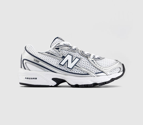 Kids New Balance 740 Youth Trainers Navy White