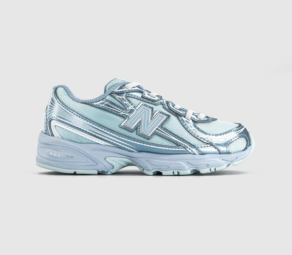Kids New Balance 740 Youth Trainers Glint Blue Oxford Blue