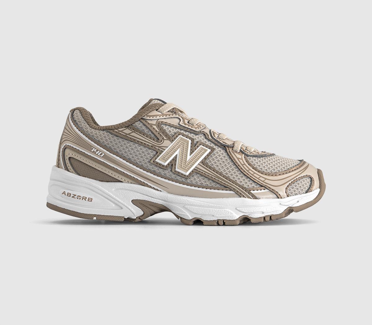 Kids New Balance 740 Youth Trainers Timberwolf Driftwood