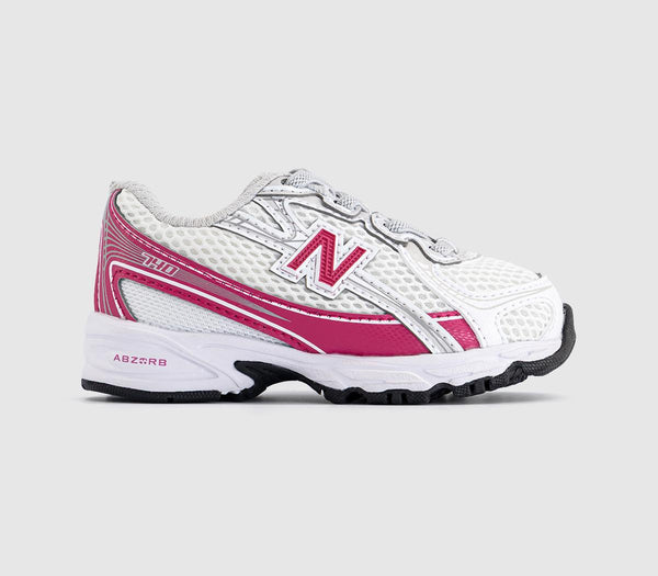 New Balance 740 Infant Trainers White Carnival Pink