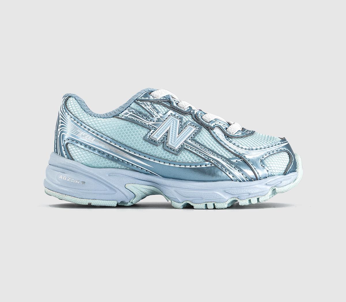 Kids New Balance 740 Infant Trainers Glint Blue Oxford Blue