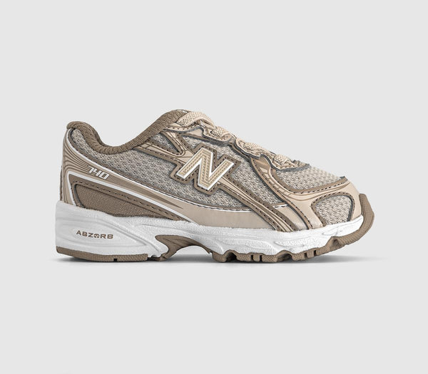 Kids New Balance 740 Infant Trainers Timberwolf Driftwood