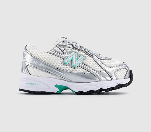 Kids New Balance 740 Infant Trainers Silver Metallic Deep End