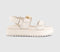 Womens Steve Madden Big Mona Sandals Off White - OFFCUTS SHOES by OFFICE