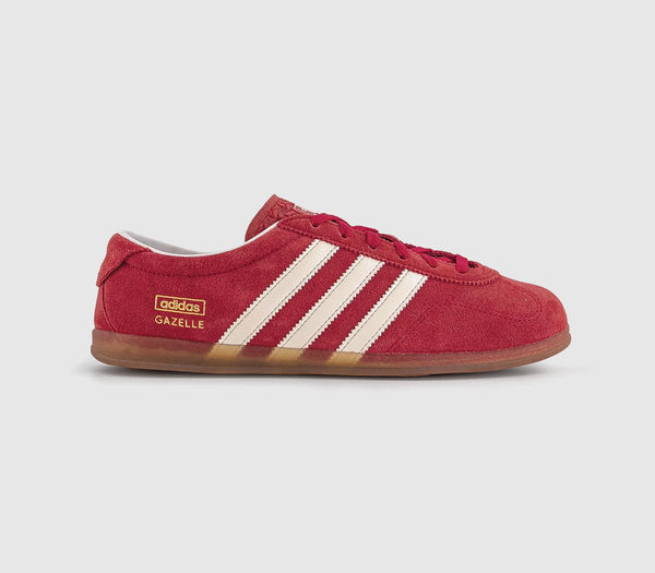  adidas Gazelle Lo Pro Trainers Red White Gum Uk Size 7