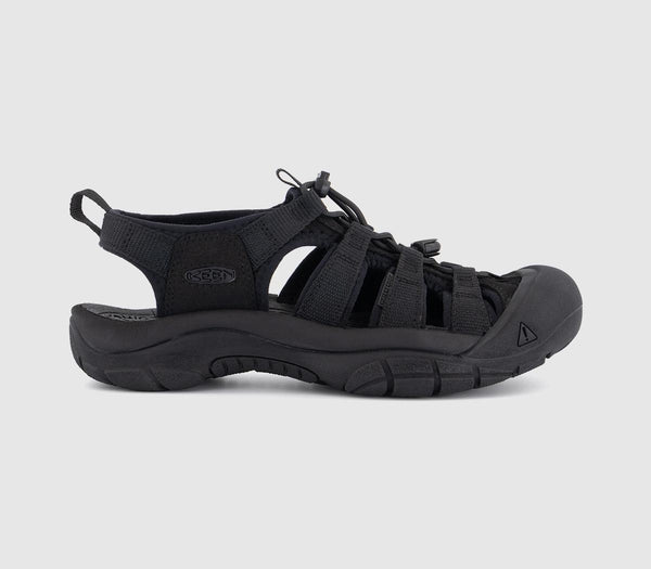 Womens KEEN Newport H2 Sandals Triple Black