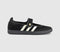 adidas Samba Jane Ballet Trainers Black Off White Gold Metallic