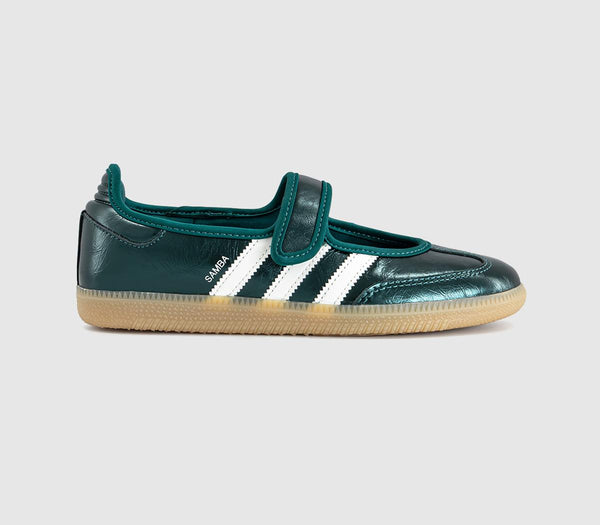 adidas Samba Jane Ballet Trainers Rich Green Off White Gm